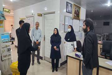 بازدید سرزده دکتر حامد فلاح معاون غذا و داروی دانشگاه از داروخانه‌های شهر پارسیان و همچنین بیمارستان رستمانی این شهر