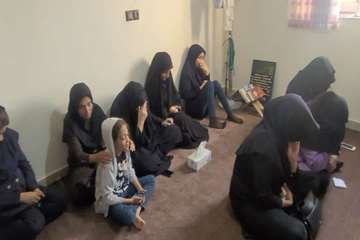 برگزاری مراسم ایام فاطمیه  در نمازخانه معاونت غذا ودارو