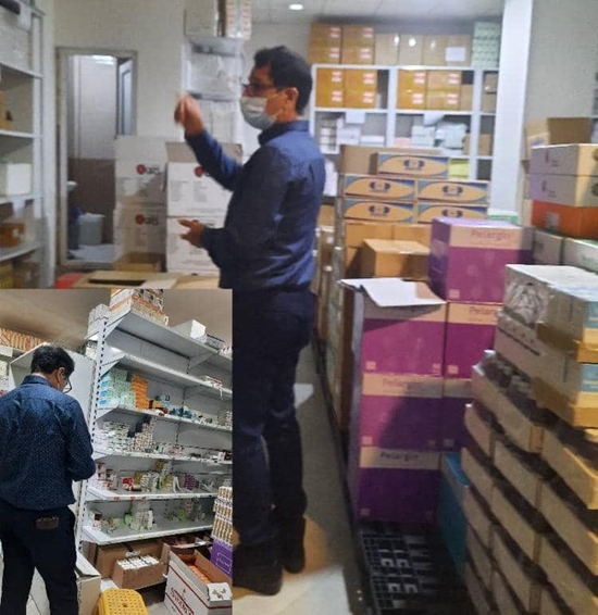 مانور بازرسی سطح عرضه و برخورد با متخلفین در حوزه های سلامت محور 
